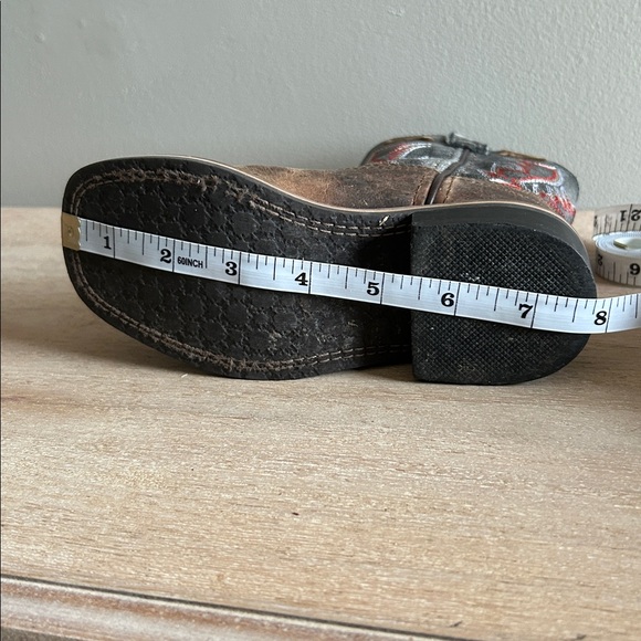 Smoky Mountain toddler boys western pull on boots size 8.5 - Picture 11 of 16